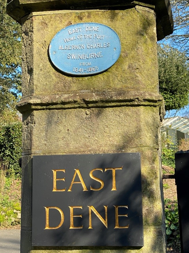 Algernon Swinburne’s grave at Bonchurch Parish Church