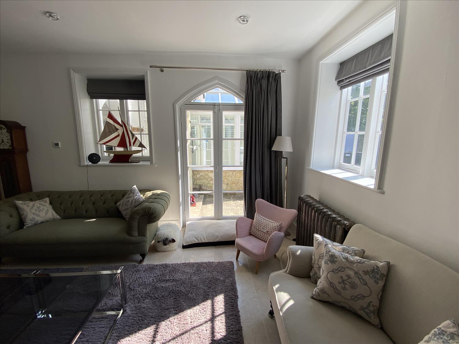 Original features feature throughout the coach house Haviland Cottage Ventnor Isle of Wight