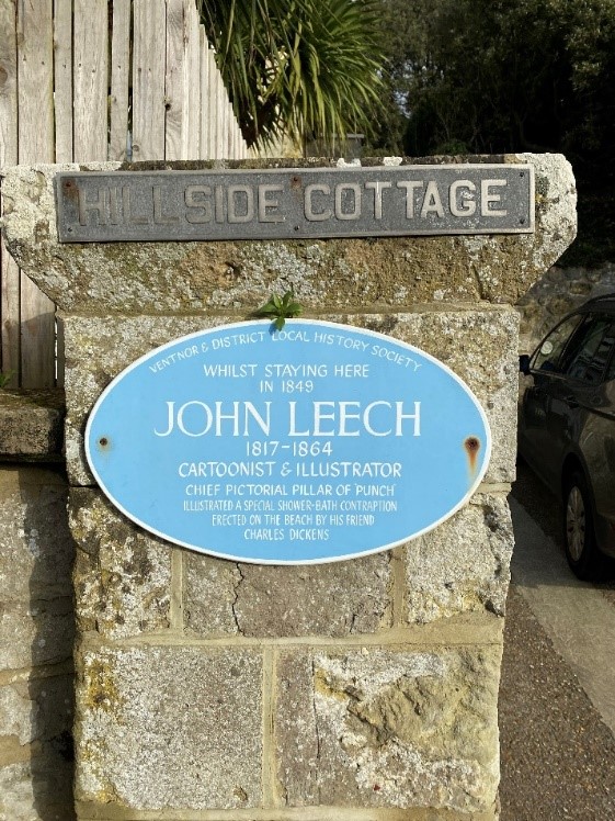 Hill Cottage (now Hillside Cottage) used by Charles Dickens